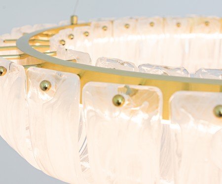 Pendente Erico Transparente e Dourado | Westwing