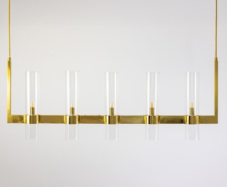 Pendente Streamline Latão e Transparente | Westwing