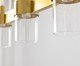 Pendente Streamline Latão e Transparente, gold | WestwingNow