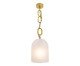 Pendente Posh Menor Jateado e Dourado, Off White | WestwingNow