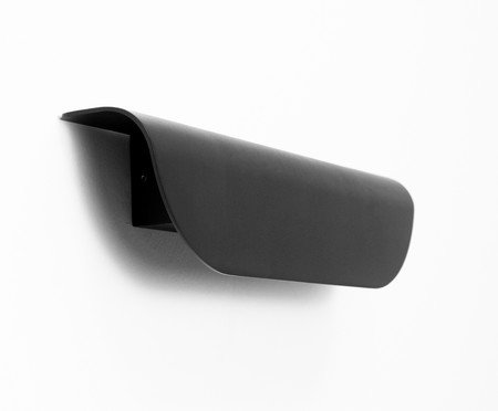 Arandela Vertice Preto e Transparente | Westwing