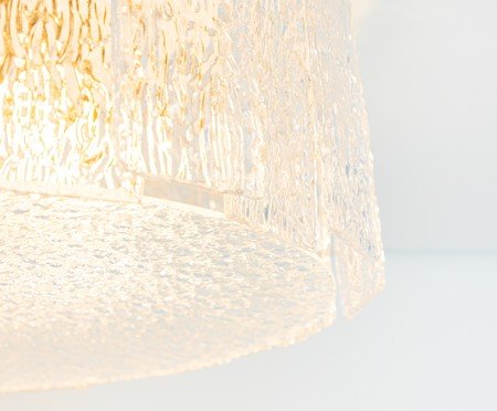 Plafon Drumond Transparente e Latão | Westwing