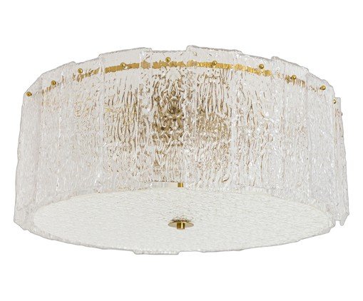 Plafon Drumond Transparente e Latão, transparent | WestwingNow