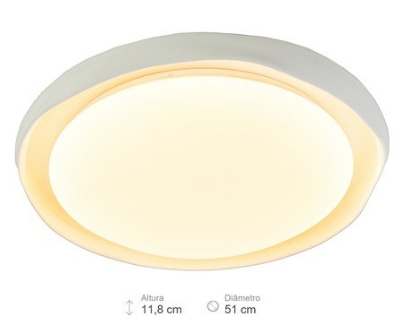 Plafon Kimi Maior Off white | Westwing
