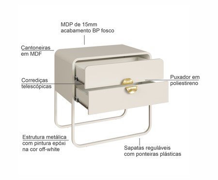 Mesa de Cabeceira Valença | Westwing