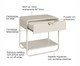 Mesa de Cabeceira Évora, Off White | WestwingNow