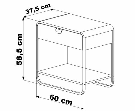 Mesa de Cabeceira Évora | Westwing