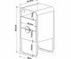 Mesa de Cabeceira Lys, Off White | WestwingNow