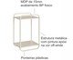 Mesa Lateral Alba, Off White | WestwingNow