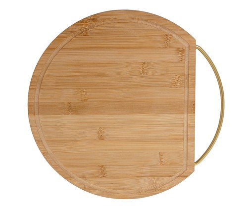 Tábua Redonda em Bambu Nature Natural, beige | WestwingNow