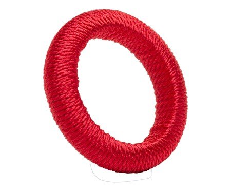 Jogo de Anéis para Guardanapo Tressê Vermelho | Westwing