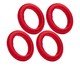Jogo de Anéis para Guardanapo Tressê Vermelho, red | WestwingNow