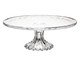 Prato para Bolo em Cristal Diamond Transparente, transparent | WestwingNow