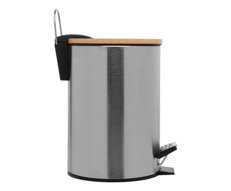 Lixeira em Aço Inox com Pedal Lyor | Westwing