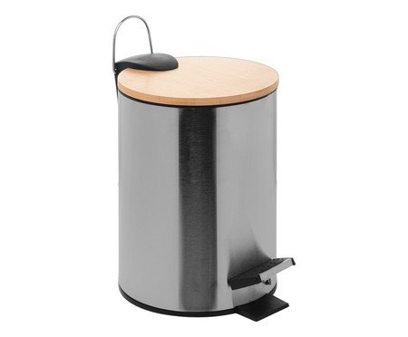 Lixeira em Aço Inox com Pedal Lyor | Westwing