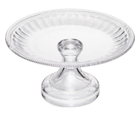 Prato em Cristal com Tampa Imperial Transparente | Westwing