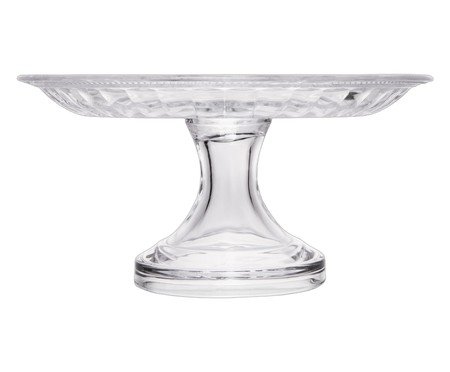 Prato em Cristal com Tampa Imperial Transparente | Westwing