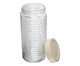 Pote com Tampa Colmeia Transparente, transparent | WestwingNow