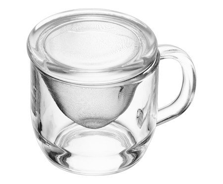 Caneca com Infusor Essenza Transparente | Westwing
