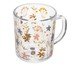 Jogo de Canecas Florescer Transparente e Florido, transparent | WestwingNow