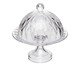 Prato em Cristal com Tampa Diamond Transparente, transparent | WestwingNow