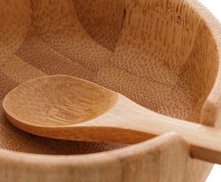 Açucareiro em Bambu com Colher Verona Natural | Westwing