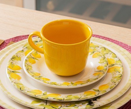 Xícara para Chá Siciliano Amarelo | Westwing