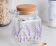 Pote Quadrado com Colher Provence Transparente, transparent | WestwingNow