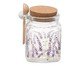 Pote Quadrado com Colher Provence Transparente, transparent | WestwingNow