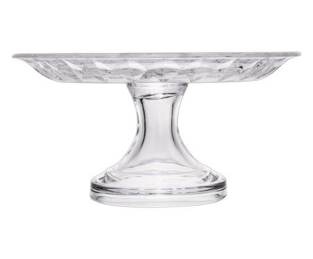 Prato em Cristal Diamond Transparente | Westwing