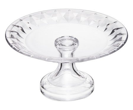 Prato em Cristal Diamond Transparente | Westwing