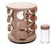 Jogo de Porta-temperos com Suporte Lyor Natural, beige | WestwingNow
