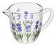 Leiteira Lavanda Hand Paintng Transparente e Florido, transparent | WestwingNow