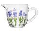 Leiteira Lavanda Hand Paintng Transparente e Florido, transparent | WestwingNow