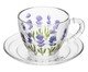 Xícara para Café Lavanda Hand Paintng Transparente, transparent | WestwingNow