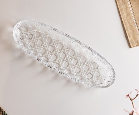 Travessa em Cristal Vichy Transparente | Westwing