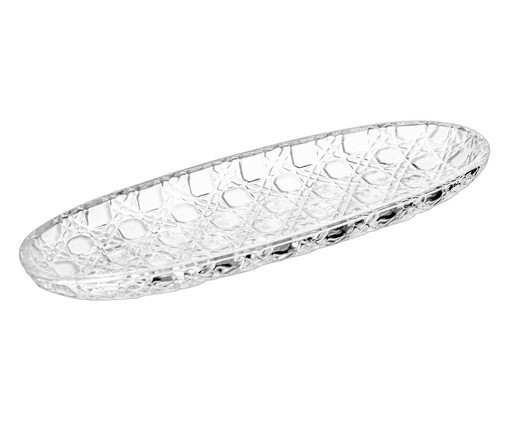 Travessa em Cristal Vichy Transparente, transparent | WestwingNow