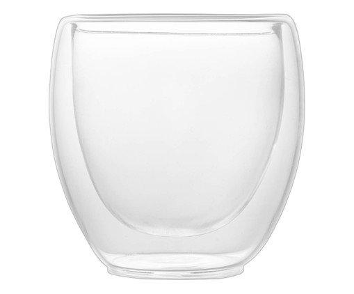 Copo para Café com Parede Dupla Modern Transparente, transparent | WestwingNow