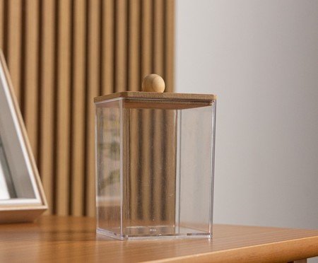 Organizador com Tampa My Box Transparente | Westwing
