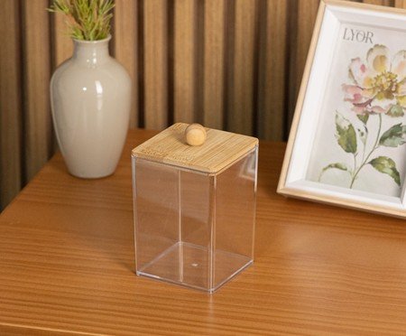 Organizador com Tampa My Box Transparente | Westwing