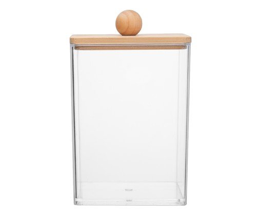Organizador com Tampa My Box Transparente, transparent | WestwingNow