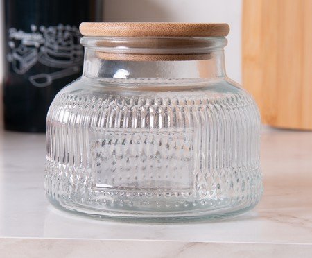 Pote com Tampa Lumi Transparente | Westwing