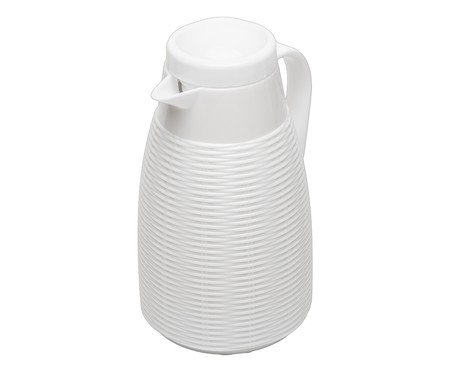 Garrafa Térmica Rattan Branco | Westwing