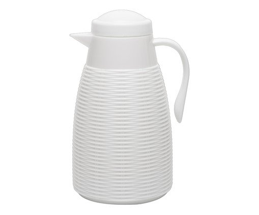 Garrafa Térmica Rattan Branco, white | WestwingNow