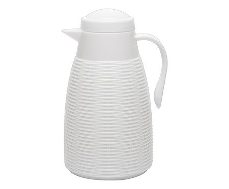 Garrafa Térmica Rattan Branco | Westwing