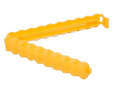 Jogo de Prendedores com Suporte French Fries Bege e Amarelo | Westwing