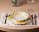 Prato Fundo Siciliano Branco e Amarelo, white | WestwingNow