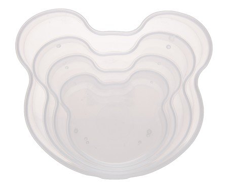 Jogo de Potes para Armazenamento Gato Transparente | Westwing