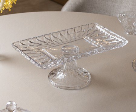 Travessa em Cristal Diamond Transparente | Westwing