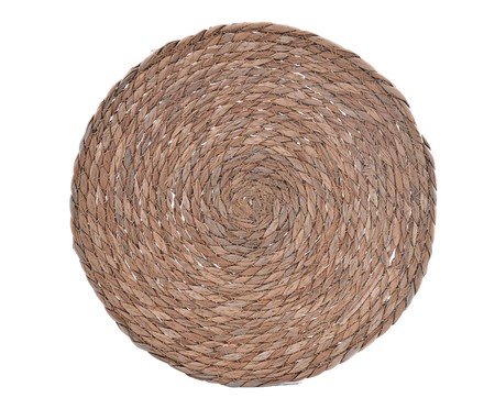 Lugar Americano Redondo Espiral Marrom | Westwing